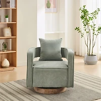 Streamdale Modern Comfy Swivel Accent Chair (Pale Green)