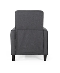 Smoke Fabric Push Back Chair For Elegant Home Decor