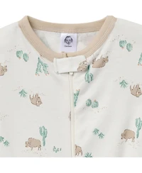 Gerber Baby Boys Baby Snug Fit Footed Pajamas, 2-Pack, Desert Animals