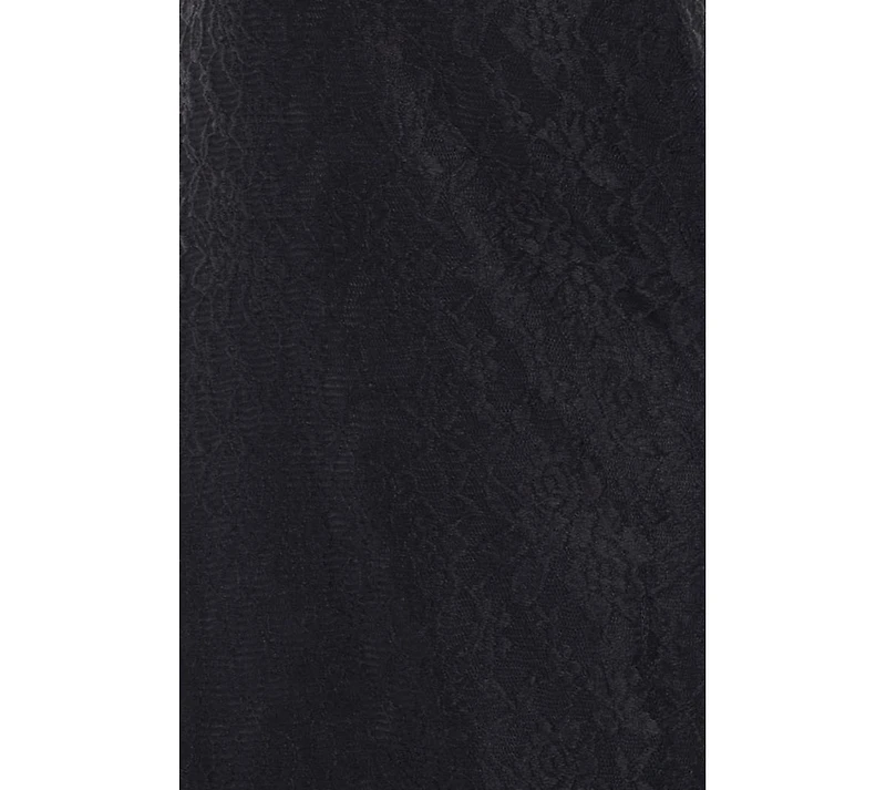 Bebe Women's Lace A-line Maxi Dress