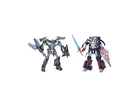 Leader Class Optimus and Grimlock | Transformers 4 Age of Extinction Aoe