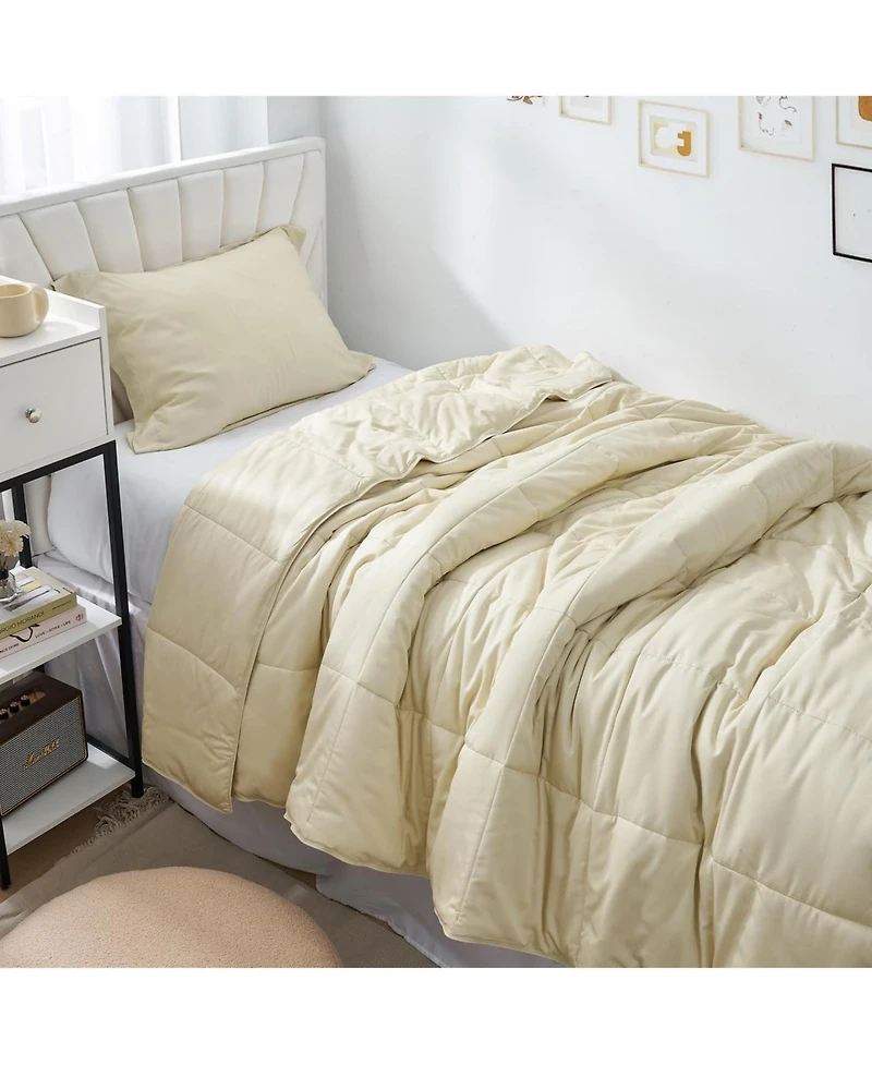 Menopleasing - Coma Inducer Oversized Cooling Comforter Set - Bleached Sand