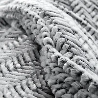Cozy Peaks - Coma Inducer Oversized Comforter Set - Chevron Frosted Black , Queen