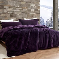 Coma Inducer Oversized Comforter Set - The Original Plush - Midnight Purple