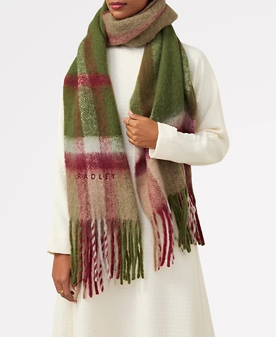 Radley London Fluffy Check Scarf