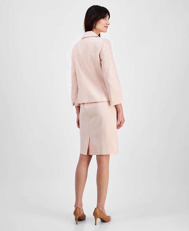 Le Suit Women's Seamed Dress Set