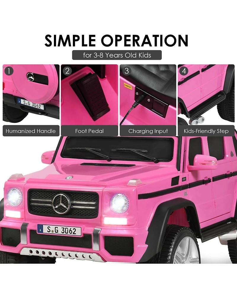 12V Licensed Mercedes-Benz Kids Ride-On Car