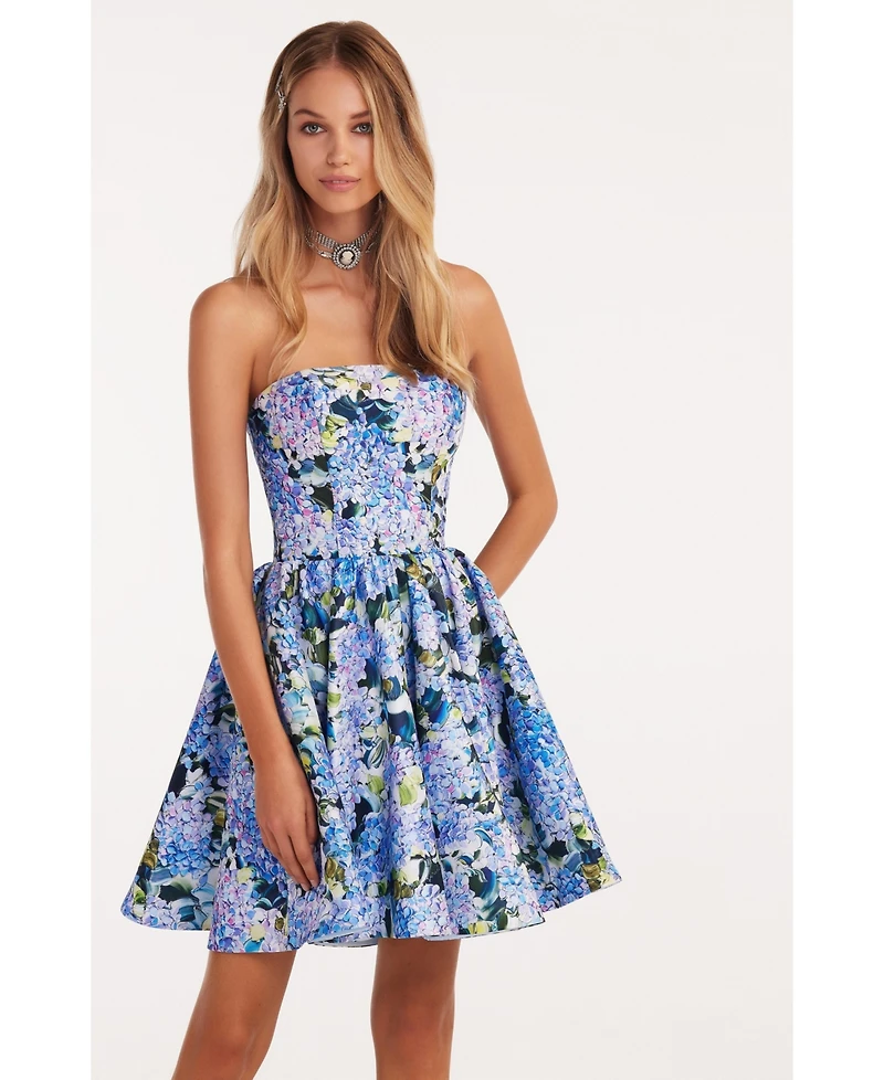 Milla Women's Hydrangea Corset Mi Dress