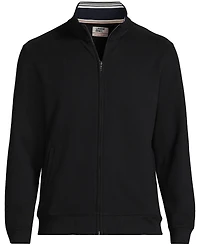 Lands' End Men's Long Sleeve Serious Sweats Mock Full Zip