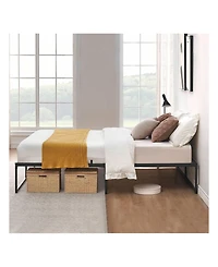 gaomon Twin/Full/Queen Size Metal Bed Frame, Platform Bed Frame 13 Inch With 3 In 1 Steel Support, Heavy Duty Metal Platform Bed Frame No Box Spring N