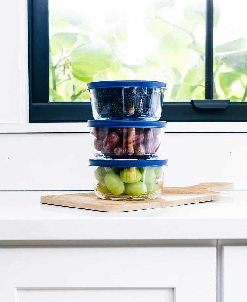 Dura Living -Piece Cup Round Food Storage and Meal Prep Container Set