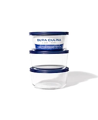Dura Living -Piece Cup Round Food Storage and Meal Prep Container Set