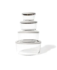 Dura Living -Piece Round Nesting Food Storage and Meal Prep Container Set