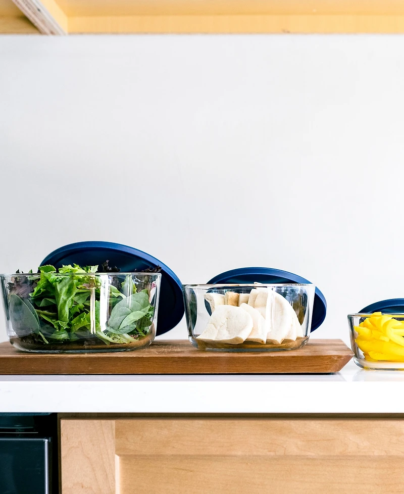 Dura Living -Piece Round Nesting Food Storage and Meal Prep Container Set