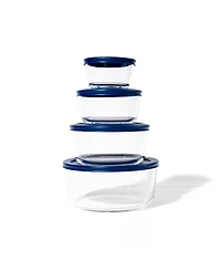 Dura Living 16-Piece Round Nesting Food Storage and Meal Prep Container Set