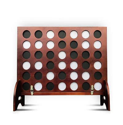 Swooc - Giant Four in a Row (All Weather) Outdoor Game w/ Carrying Case - Noise Reducing - 60% Quieter - Giant Connect - 4 Game