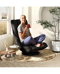 360° Swivel Gaming Chair 4 Position Adjustable Folding Floor Sofa Indoor