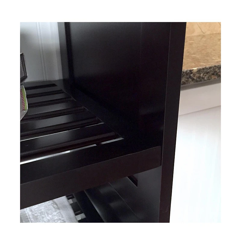 John Louis Home Solid Wood 3 Tier Storage Rack