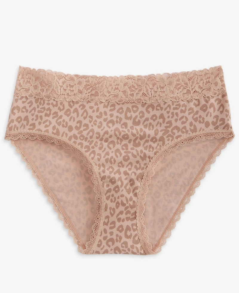 State of Day Women's Cotton Blend Lace-Trim Hipster Underwear, Created for Macy's