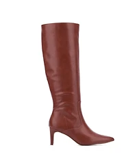 Women's Piper- lizard Embossed Kitten Heel Boots