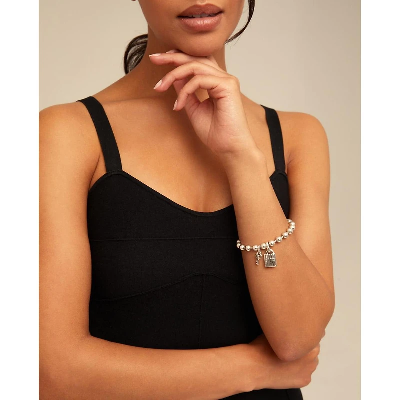 UNOde50 Padlock and Key Charms Bracelet