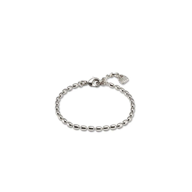 UNOde50 Sterling Silver Plated Metal Alloy and Glass Bracelet