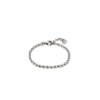 UNOde50 Sterling Silver Plated Metal Alloy and Glass Bracelet