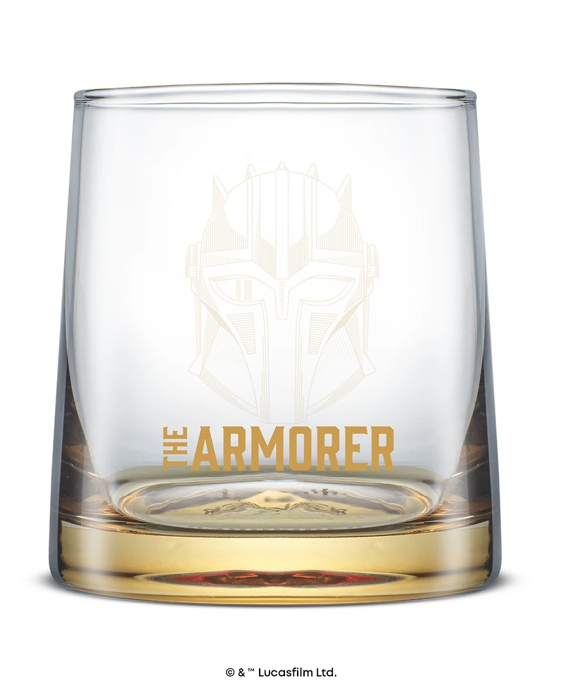 JoyJolt Star Wars The Mandalorians Short Drinking Glasses, Set of 4