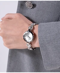 Guess Women's Analog Silver Tone Stainless Steel Watch, 26 mm