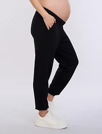 Motherhood Maternity Maternity Under the Belly Side Pockets Scuba Jogger - Motherhood