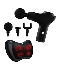 Ultimate Massage Therapy Bundle: 3-Speed Gun & Shiatsu Massager