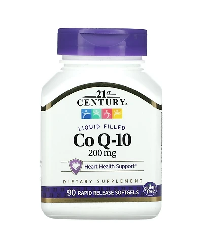 21st Century Liquid Filled CoQ-10 200 mg