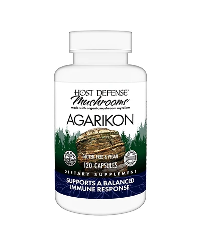 Host Defense Agarikon Capsules - Immune System Support Supplement - Mushroom Supplement to Aid Immune Functions & Cell Strength