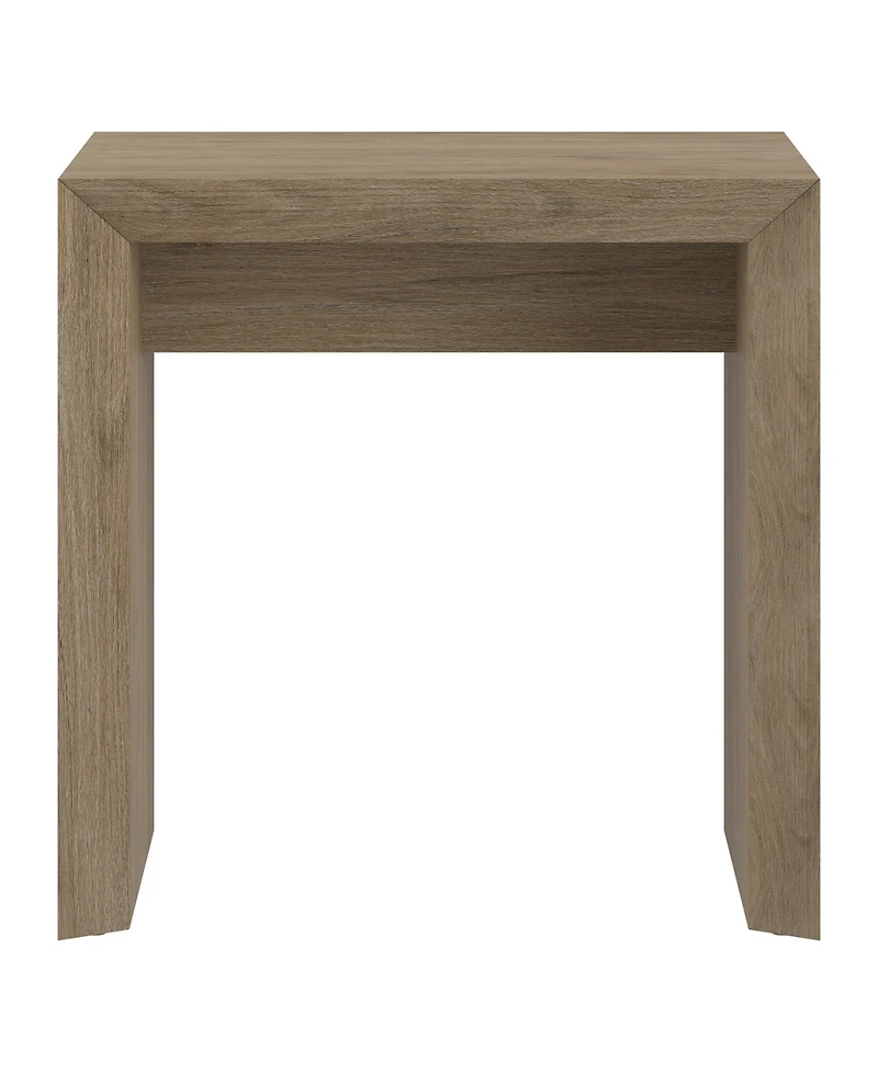Hudson & Canal 22" Oswin Wide Rectangular Side Table