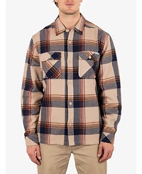 Hurley Men's Santa Cruz Shoreline Flannel Long Sleeve Shirt