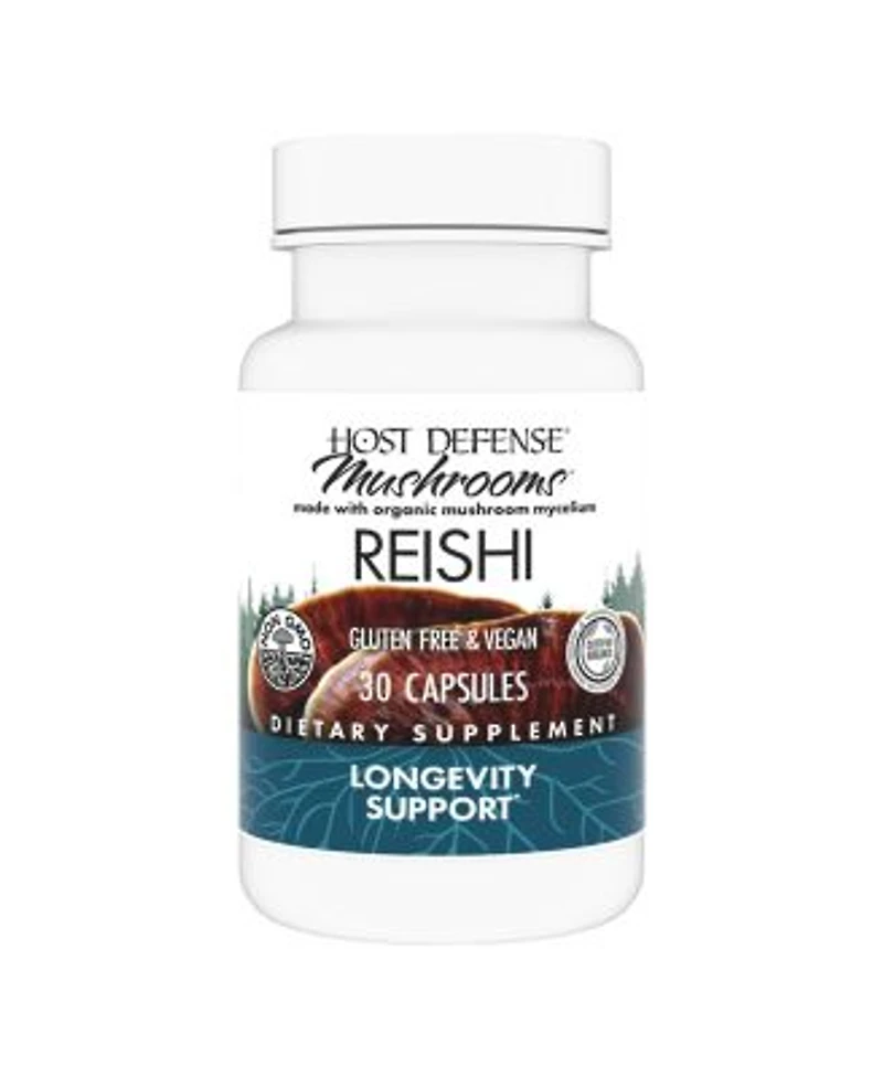 Host Defense Reishi Capsules Heart Immune Health Support Supplement Mushroom Supplement To Support Energy Vitality Reishi Supplement To Aid Overall Well Being
