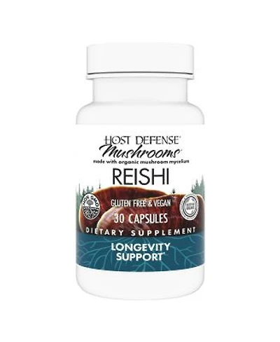 Host Defense Reishi Capsules Heart Immune Health Support Supplement Mushroom Supplement To Support Energy Vitality Reishi Supplement To Aid Overall Well Being