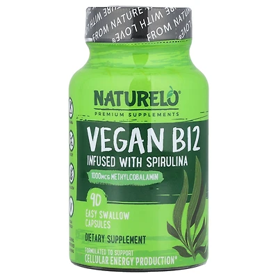 Naturelo Nutrition B12 Infused with Spirulina