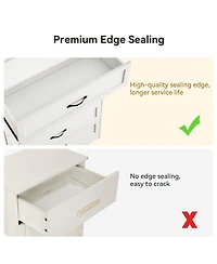 gaomon Modern Drawers Dresser, Chest of Drawers Closet Organizers and Storage Clothes