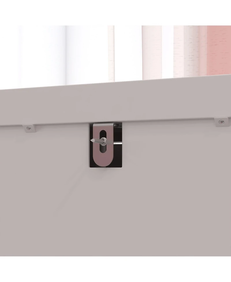 Homsee White Storage Dresser Organizer Nightstand With 2 Drawers