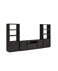 Furniture Tivie 84" Media 3 Pc Console Set