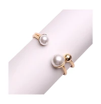 Sohi Women's Snowball Open Bangle Bracelet