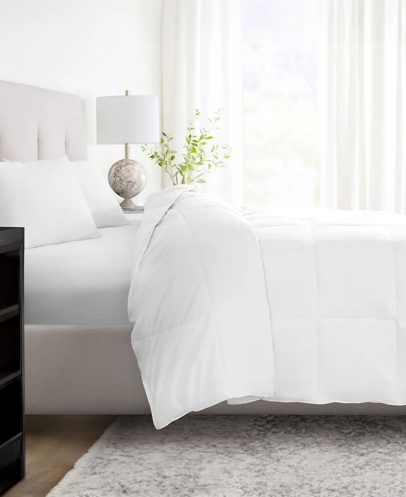 ienjoy Home Solid Cotton Comforter, Full/Queen