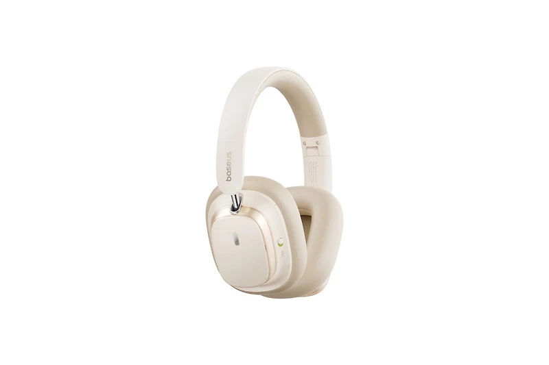 Baseus Wireless Headphones Noise Cancelling Over-Ear Bluetooth H1s, White