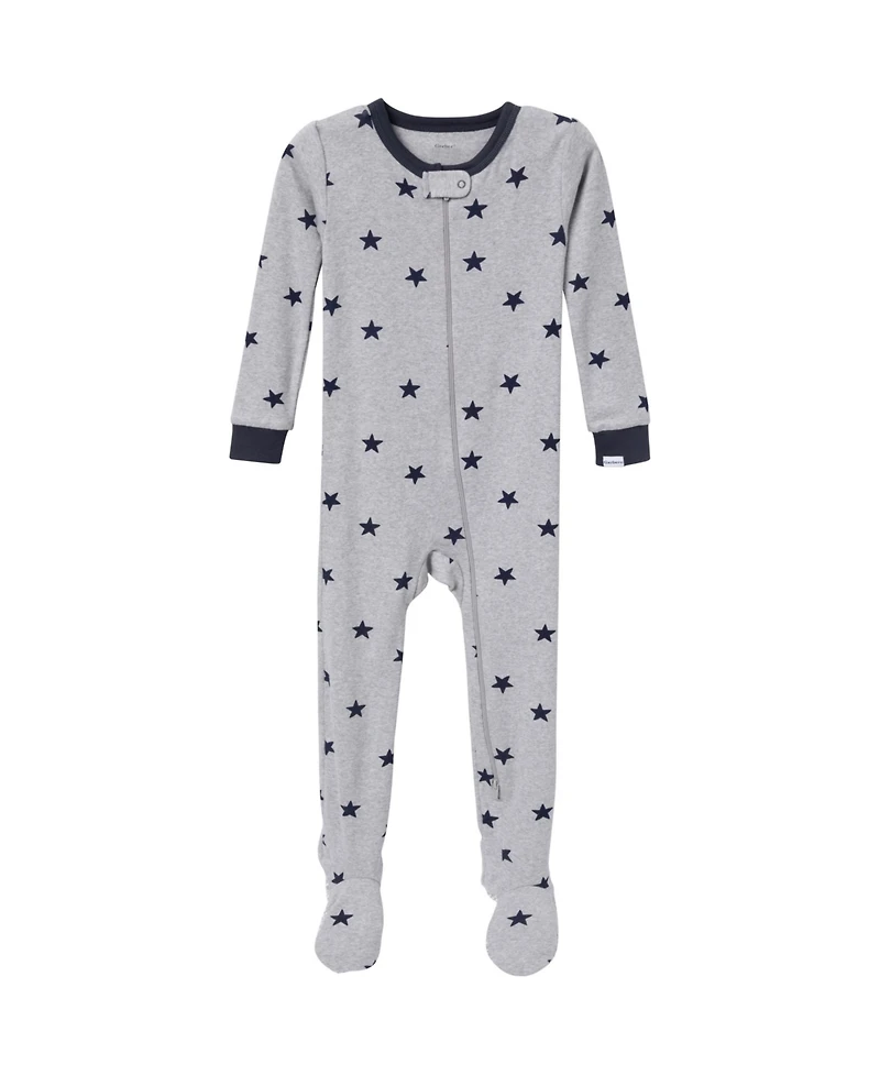 Gerber Baby Boys Snug Fit Footed Pajamas, 4-Pack, Moose