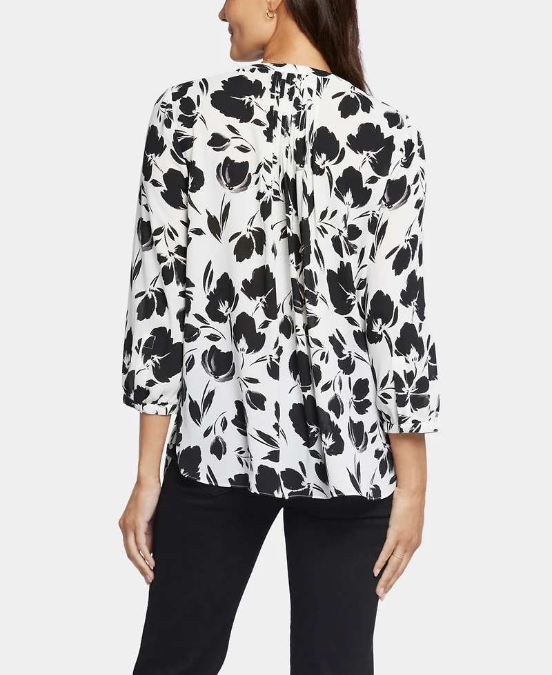 Nydj Women's Pintuck Blouse Top