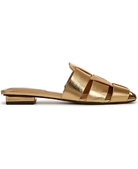 Franco Sarto Women's Tavana Fisherman Square Toe Flat Mules