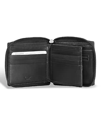 Champs Men's Classic Collection Leather Zip-Around Wallet