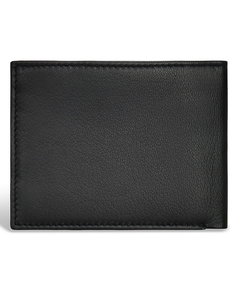 Champs Men's Iconic Collection Leather Bi-Fold Wallet