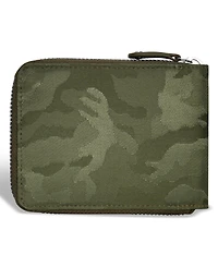 Champs Men's Camo Collection Leather Zip Around Wallet